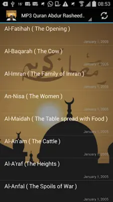 MP3 Quran Abdur Rasheed Soofy android App screenshot 3